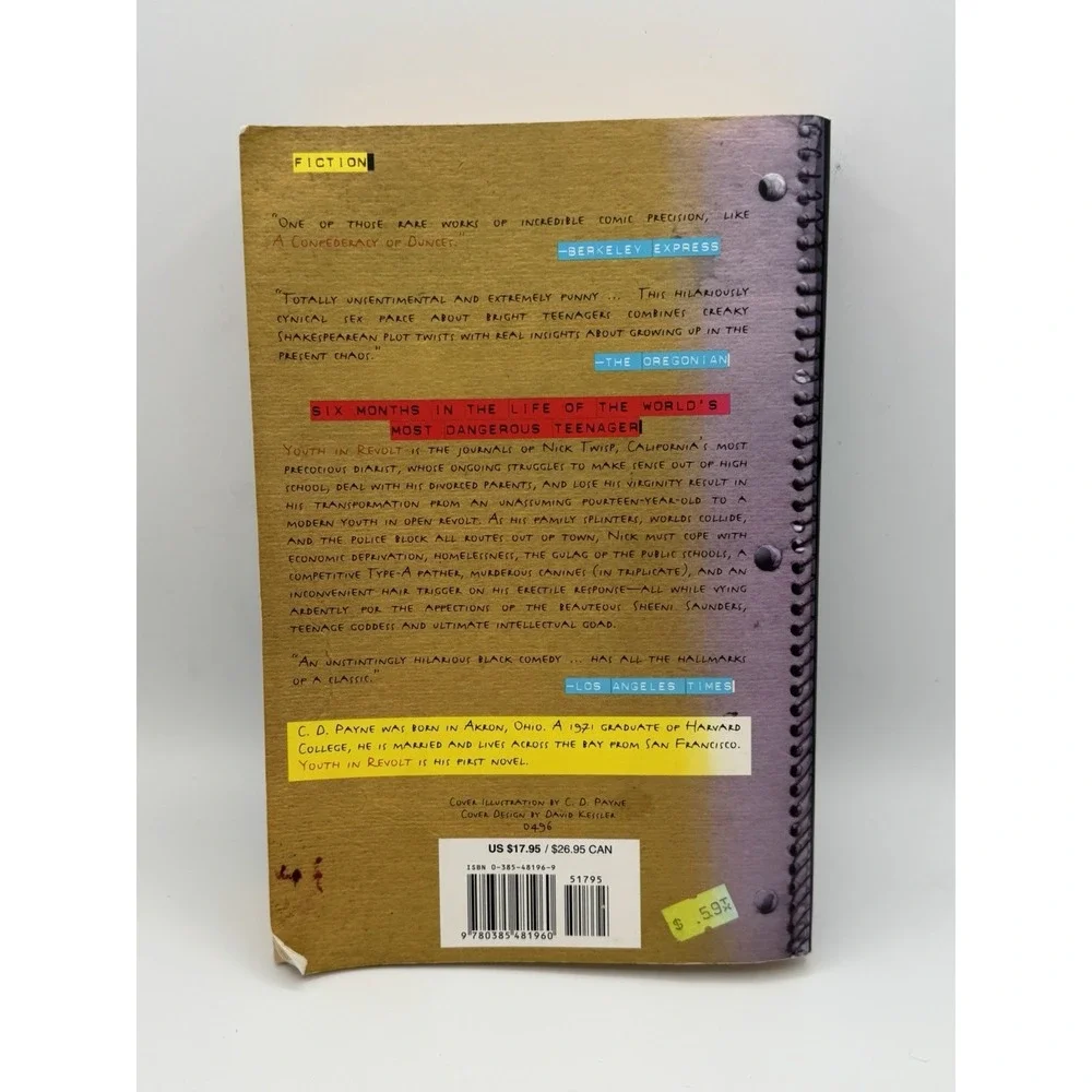 Youth in Revolt: The Journals of Nick Twisp - CD Payne, 0385481969, paperback